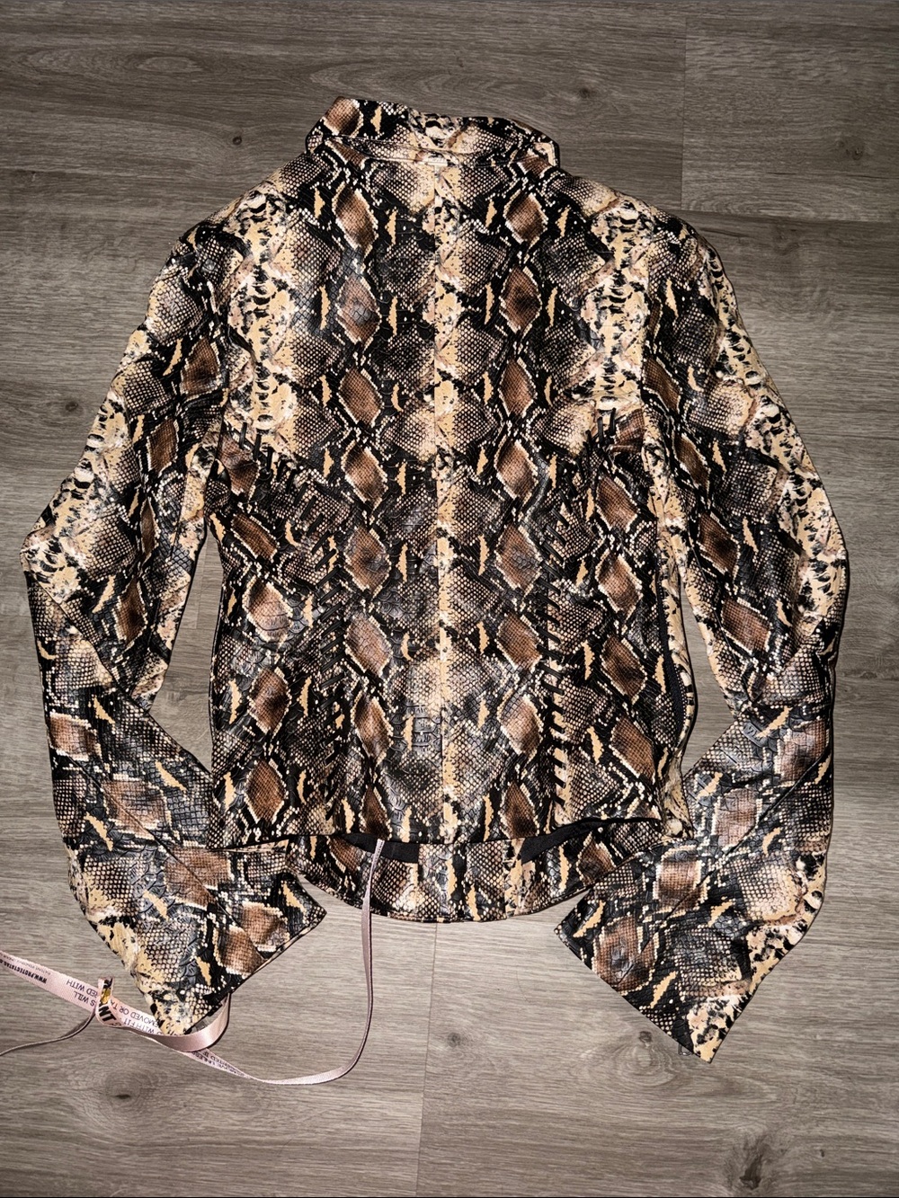 House of CB VANI Snake Print Fitted Jacket - Picture 12 of 16